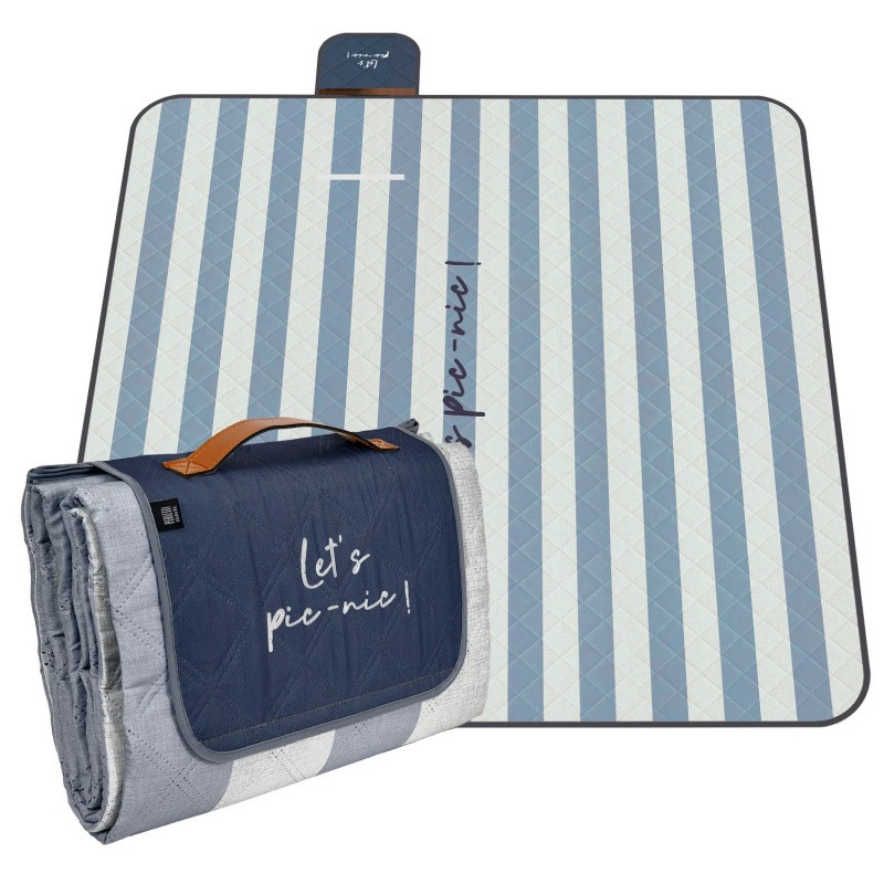 Veľká pikniková deka Perletti Travel – Stripes, 200x200cm, 13155