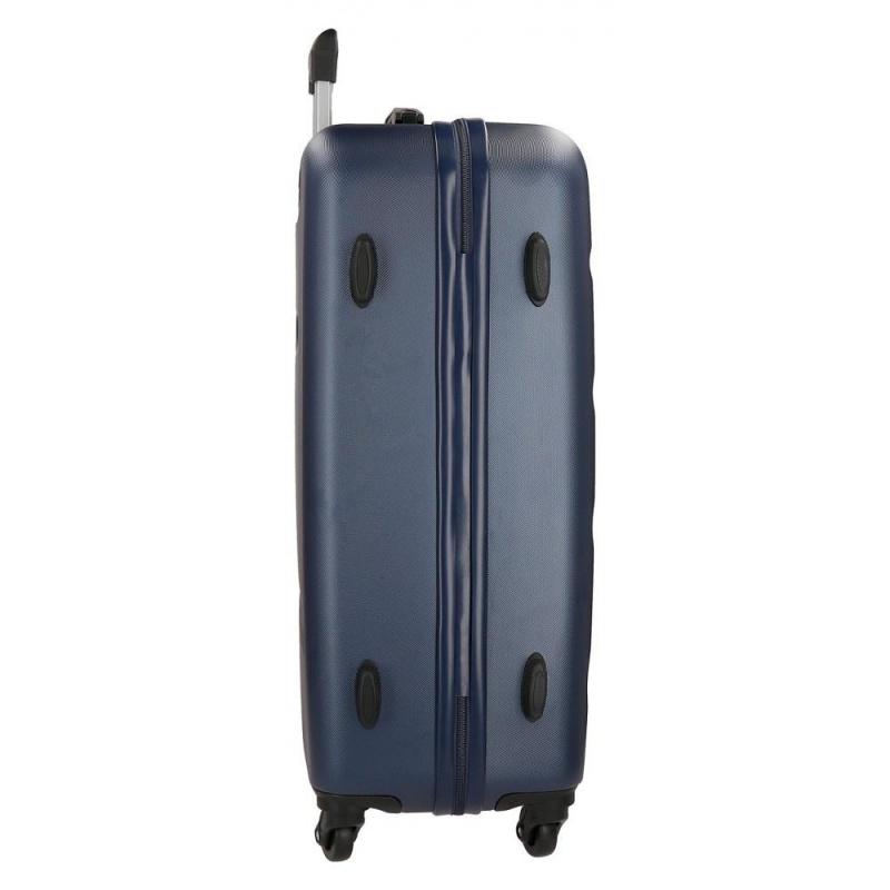 Sada ABS cestovných kufrov ROLL ROAD FLEX Navy Blue, 55-65-75cm, 5849462