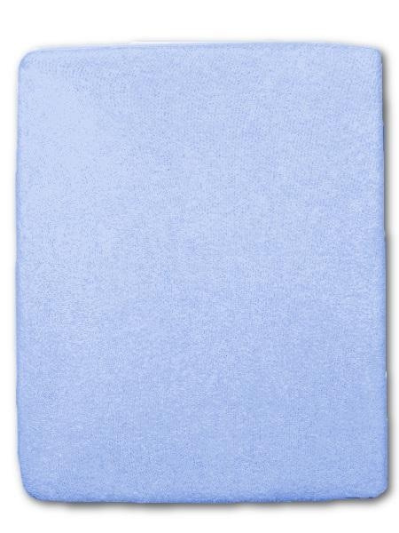 Froté prestieradlo do postieľky modrá