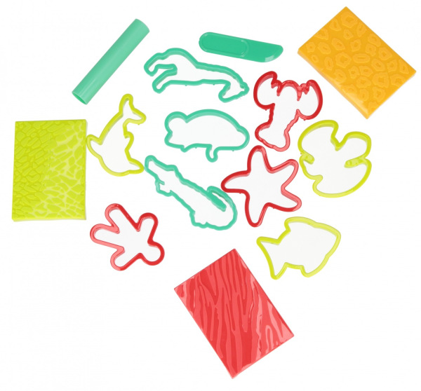 Plastelína s vykrajovačkami Safari 3