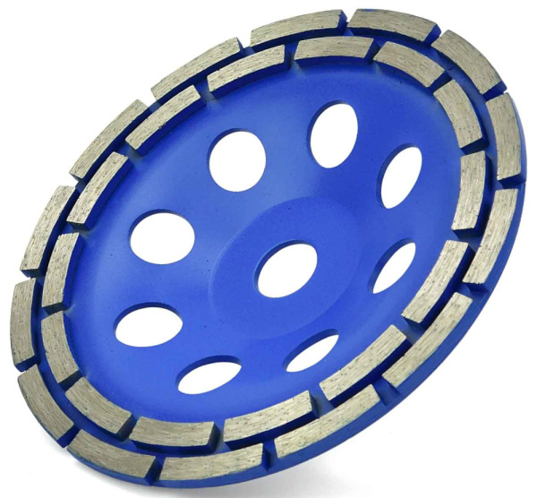 Brúsny diamantový kotúč 180 x 22 mm dvojradový, bez závitu, GEKO 1