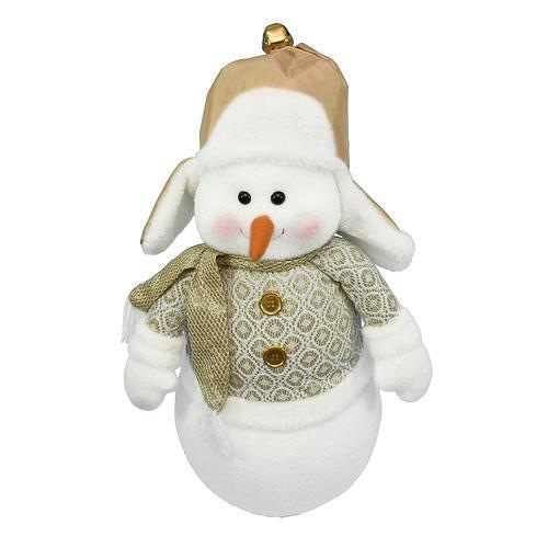 Postavička MagicHome Vianoce, Snehuliak, 43 cm, baranica