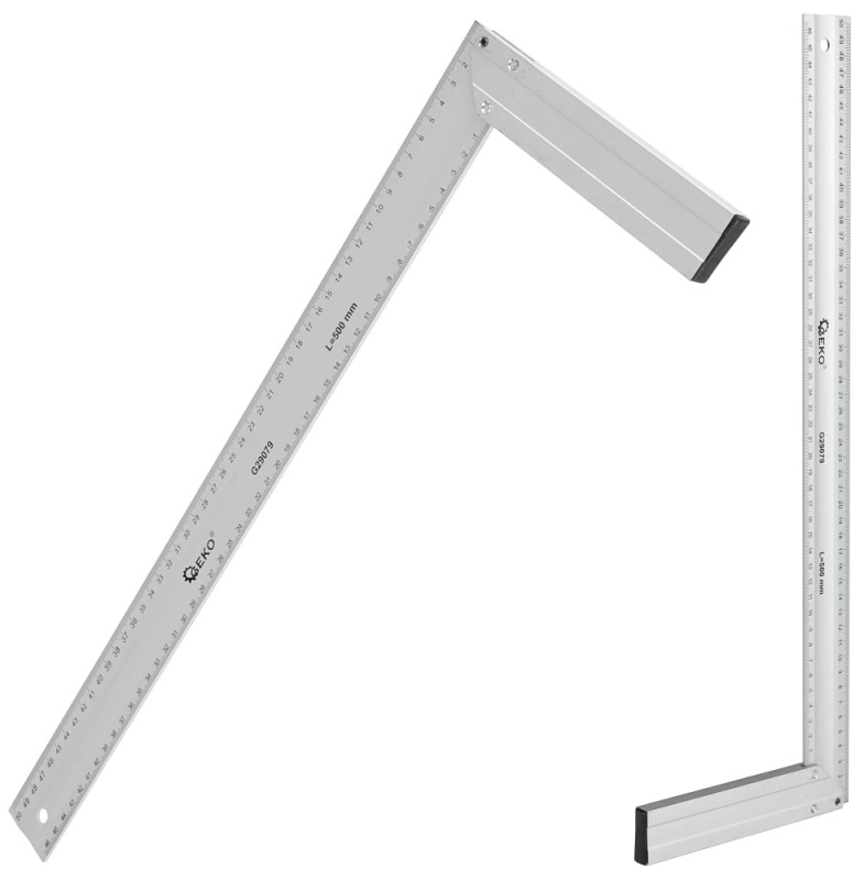 Uholník stolársky hliníkový 500 mm, GEKO