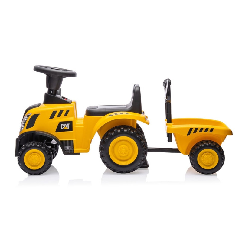 Odrážadlo CAT TRACTOR Milly Mally žlté 1