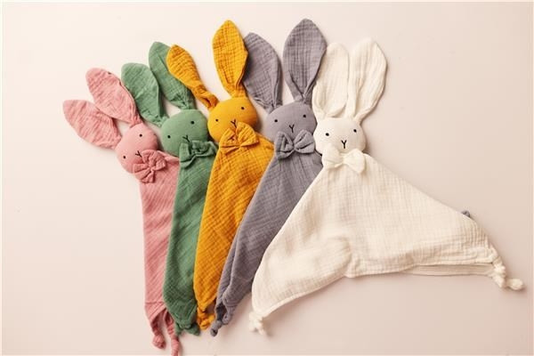 Mušelínový usínáčik New Baby Rabbit mint 3