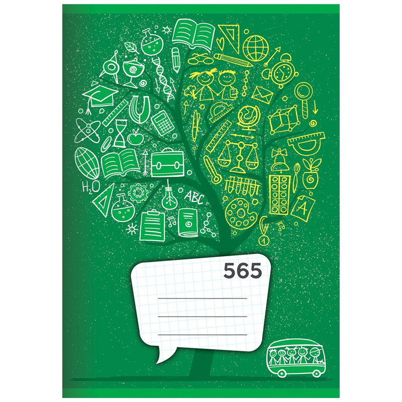 Zošit A5, 60 listový - štvorčekový 565