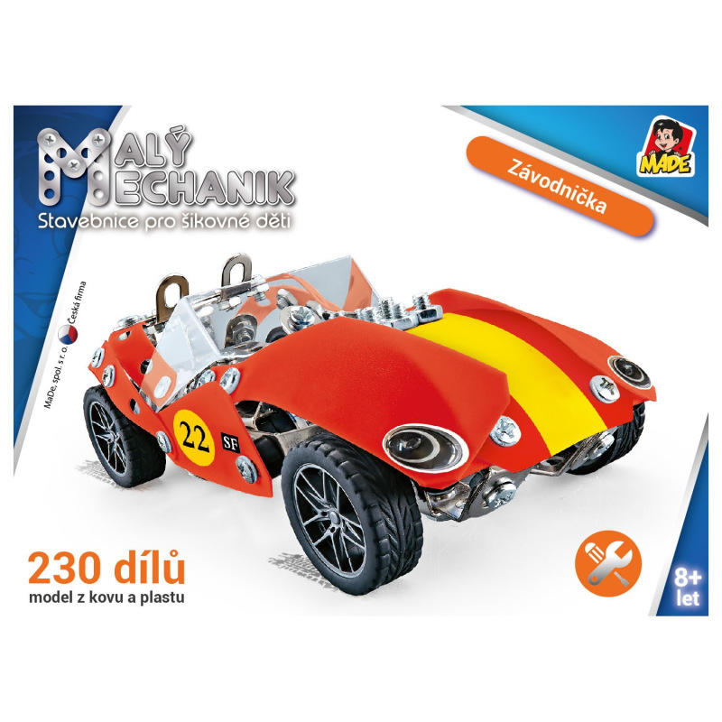 Malý mechanik – závodné auto, 230 ks 1