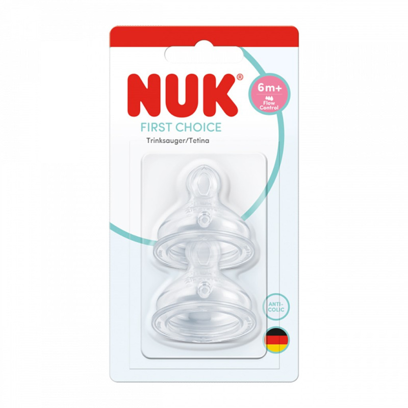 Náustok-Cumlík Flow Control Nuk 6+ m 2 ks 1