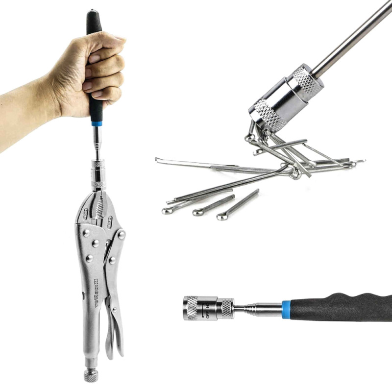 Vyťahovač magnetický teleskopický + Led 80 cm, GEKO 1