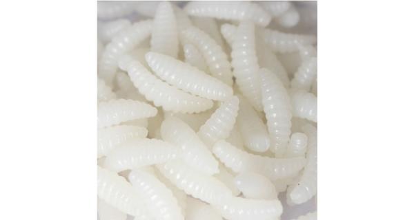 Merco Bait Soft Worms umelí červy 50 ks biela