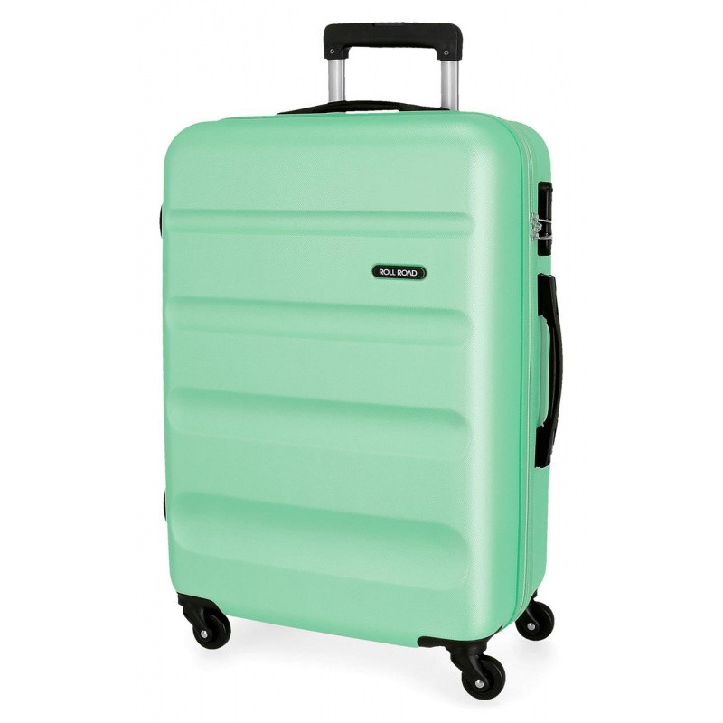 ROLL ROAD Flex Turquesa, ABS Cestovný kufor, 75x52x28cm, 91L, 584936B (large)