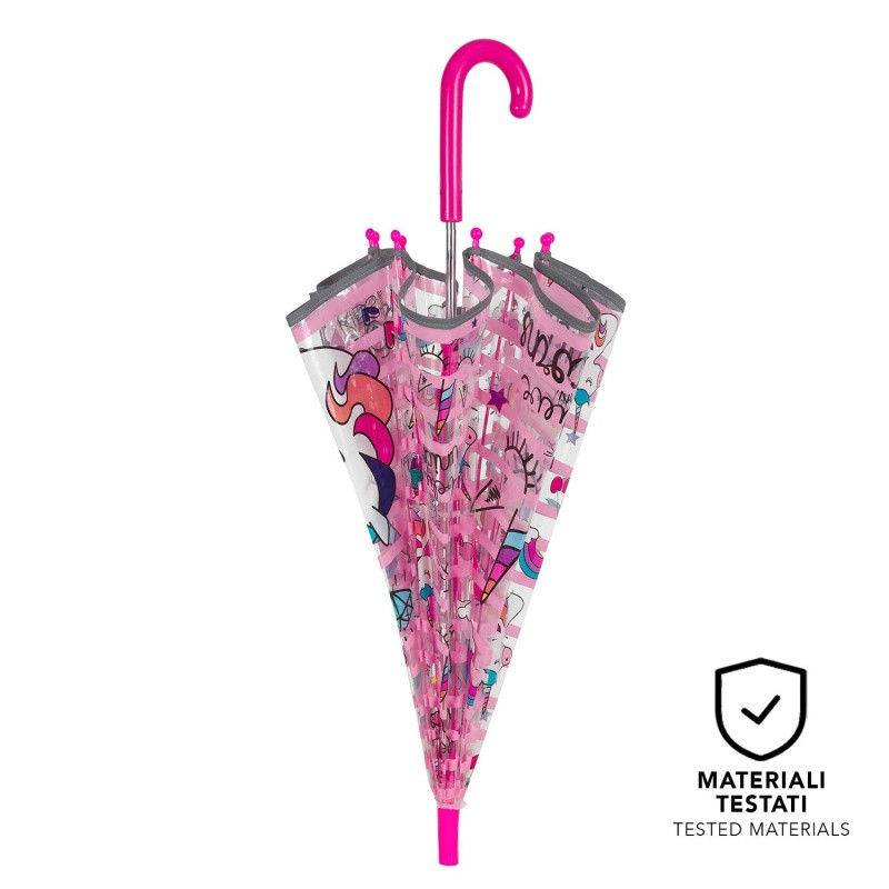 Detský reflexný transparentný dáždnik Perletti Kids "Unicorn", 15659 3