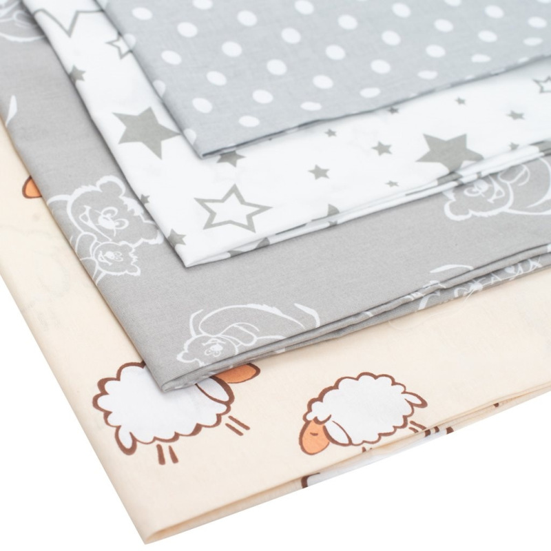 Obliečka na dojčiaci vankúš v tvare C New Baby Hviezdy sivé 285 x16 2