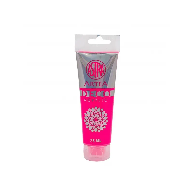 ASTRA ARTEA Deco, Akrylová farba 75ml, Neon Pink / Ružová Neónová, 309123021