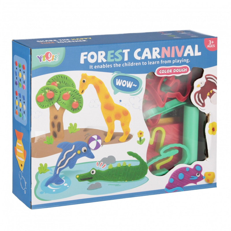 Plastelína s vykrajovačkami Safari 5