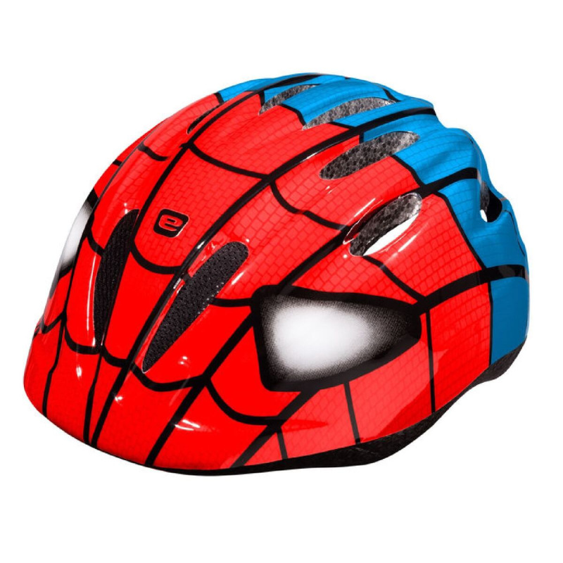Rebel detská cyklistická prilba modrá-červená