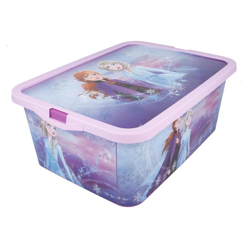 Plastový úložný box DISNEY FROZEN 13L, 03255