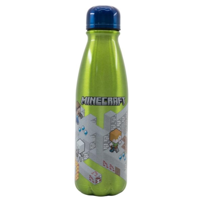 Hliníková fľaša simple MINECRAFT 600ml, 40440