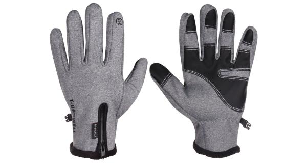 Merco Screen Touch športové rukavice sivá