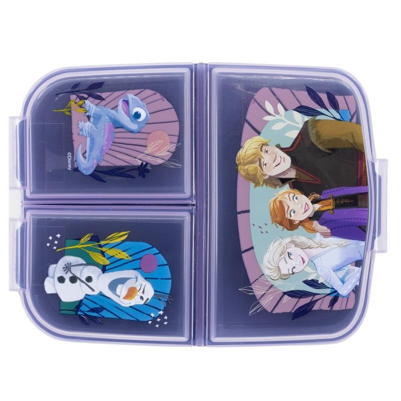 STOR Delený plastový box na desiatu DISNEY FROZEN, 74220