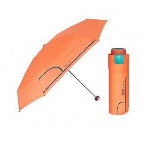 PERLETTI Dámský kabelkový dáždnik COLORINO / oranžová, 26239