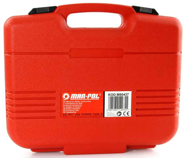 Sada na stlačenie pružín, pracovná dĺžka 180 mm, MAR-POL 2