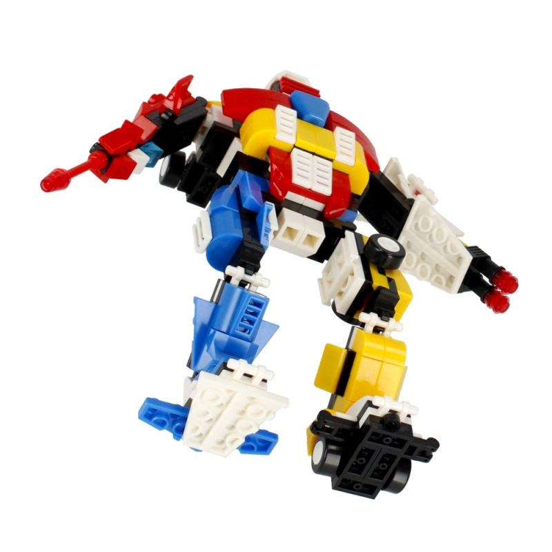 Stavebnica Robot Bojovník - 4 druhy 3