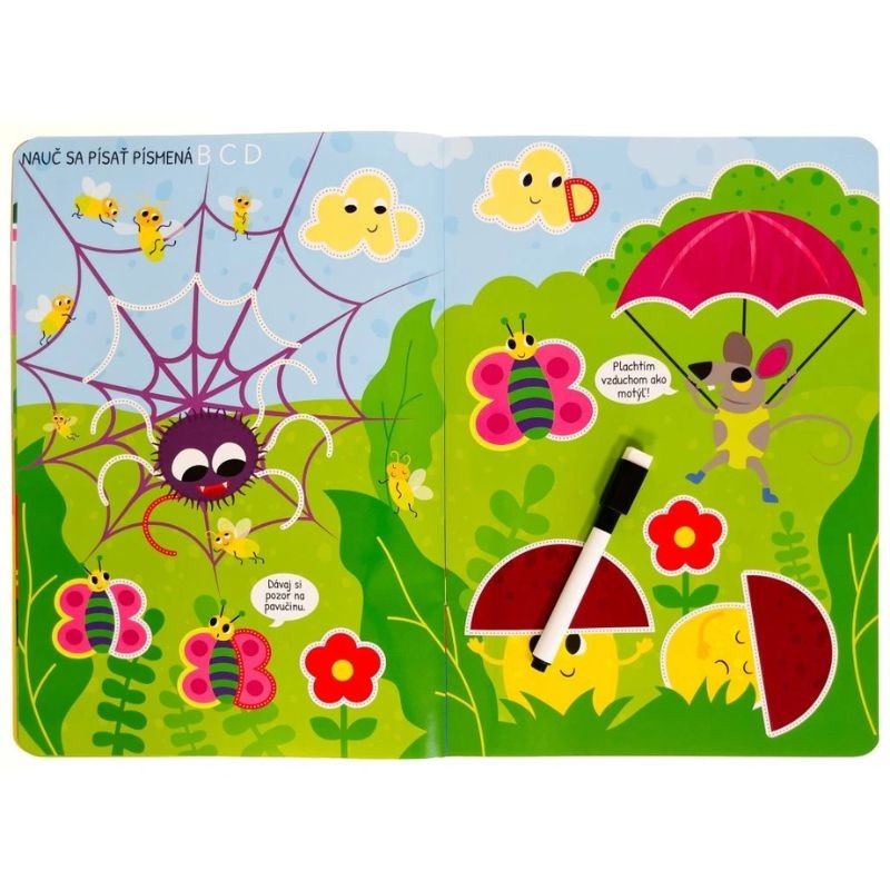 Čiary a písmená - Napíš, zmaž, zopakuj 4