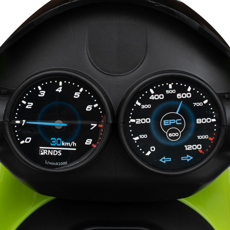 Detská elektrická motorka Baby Mix POLICE zelená 5