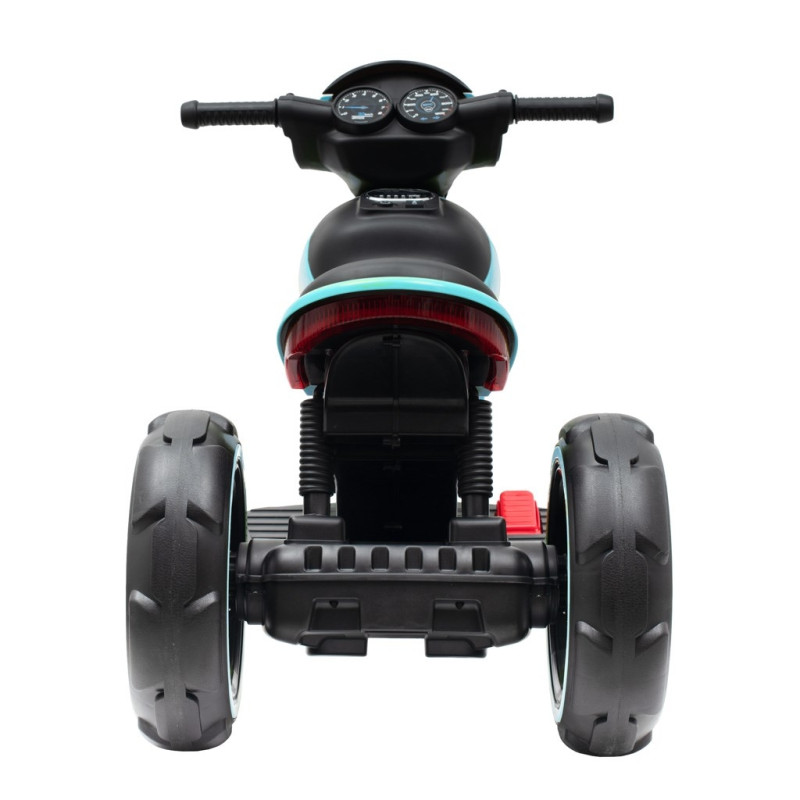 Detská elektrická motorka Baby Mix POLICE modrá 3