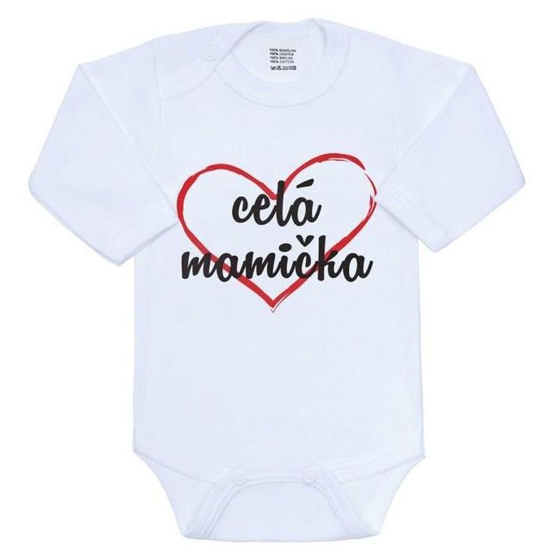 Body s potlačou New Baby celá mamička 74 (6-9m)