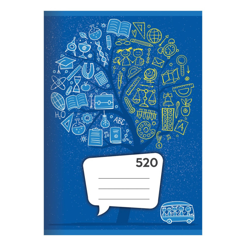 Zošit A5, 20 listový - čistý 520 3