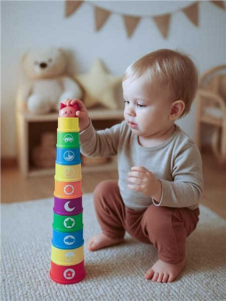 Vzdelávacie poháriky s melódiou Baby Mix 5