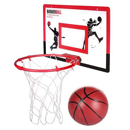 Merco Teamer basketbalový kôš s doskou červená