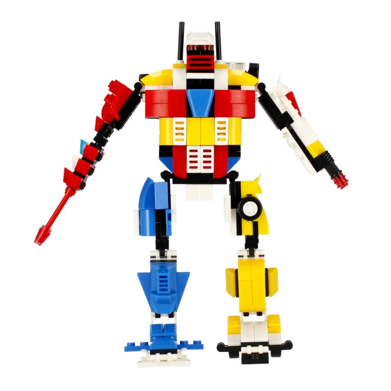 Stavebnica Robot Bojovník - 4 druhy 2