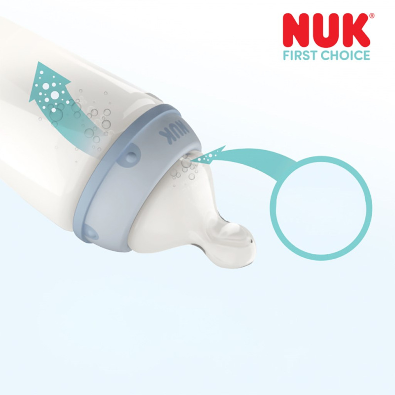 Náustok-Cumlík Flow Control Nuk 6+ m 2 ks 3