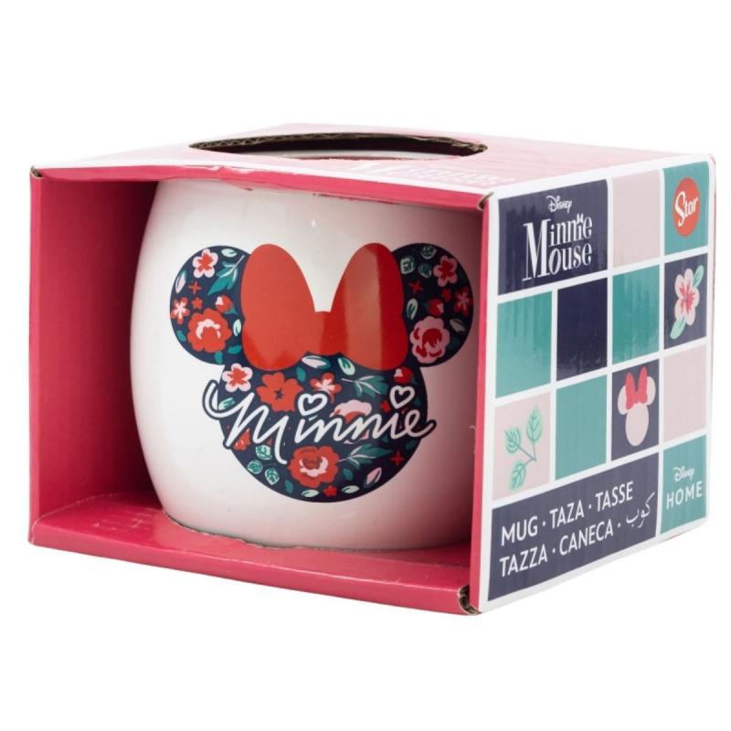 STOR Keramický hrnček Minnie Mouse Gardening, 380ml, 75736