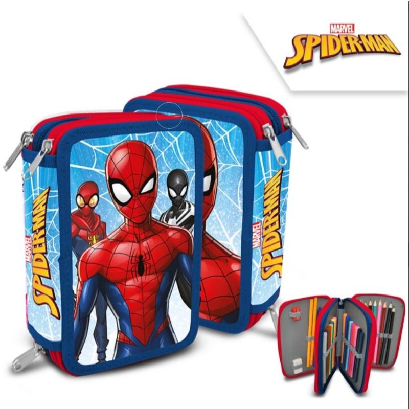 Trojposchodový peračník s náplňou SPIDERMAN, SP30008