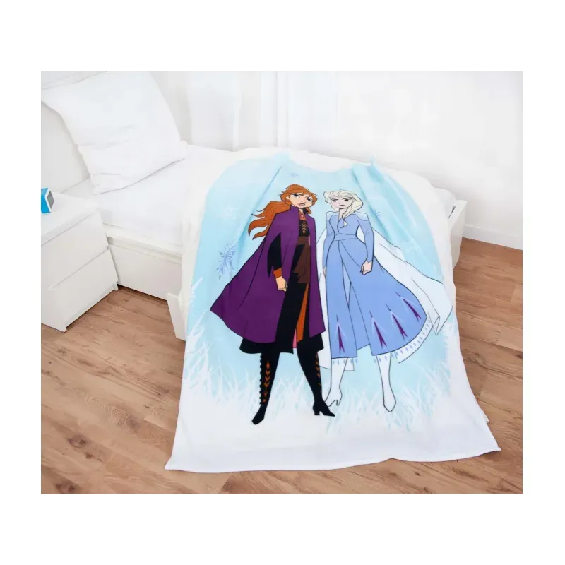 HERDING Detská flísová deka 130/160cm DISNEY FROZEN 2