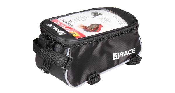 4RACE Smartie XL taška na rám 12,3x9,2 cm čierna