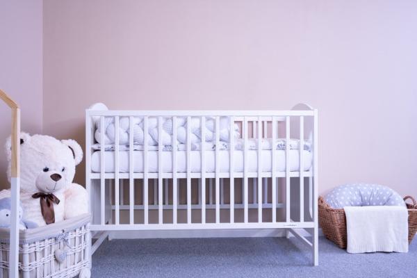 Detská postieľka New Baby MIA štandard biela