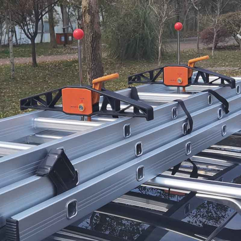 Uzamykateľný držiak rebríka na strešný nosič auta, sada 2 kusy, XL-TOOLS 3