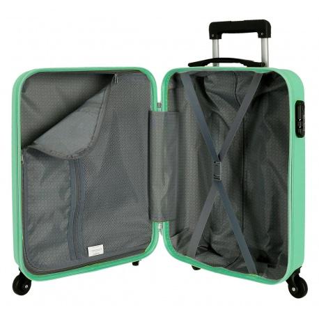 JOUMMA BAGS Sada ABS cestovných kufrov ROLL ROAD FLEX Turquesa, 55-65-75cm, 584946B