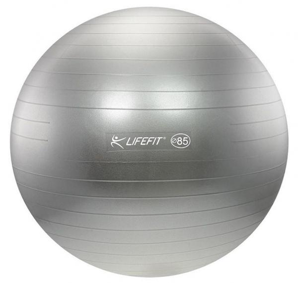 Gymnastická lopta LIFEFIT ANTI-BURST 85 cm, strieborná
