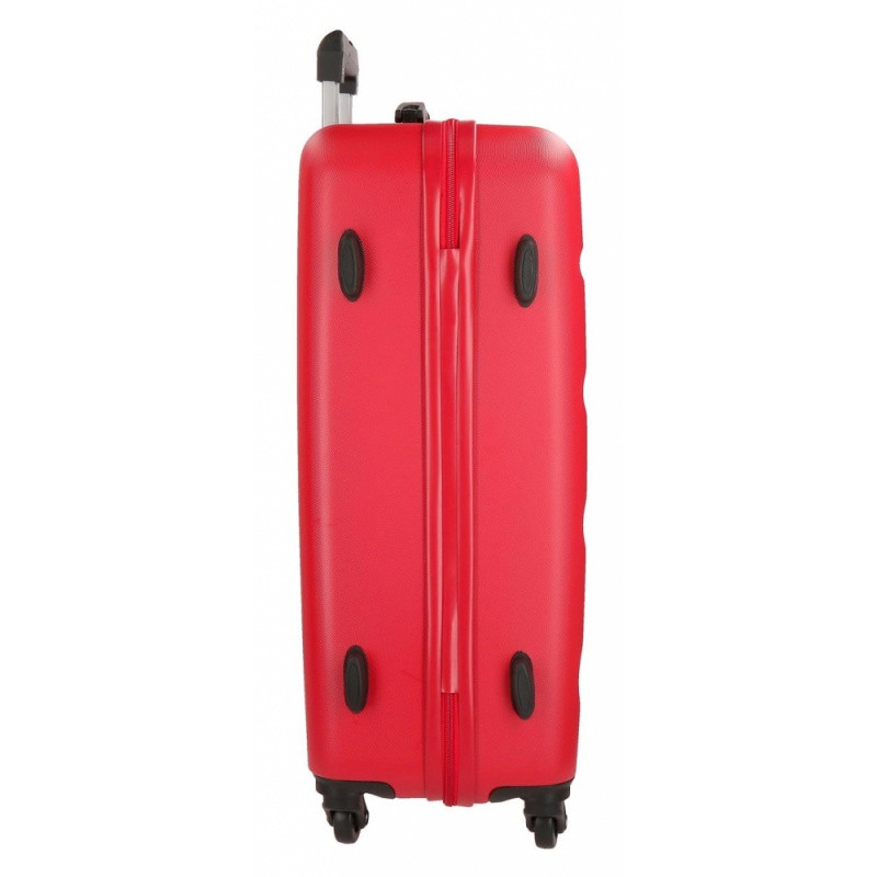 ROLL ROAD Flex Red, Sada ABS cestovných kufrov, 55-65-75cm, 5849464 9