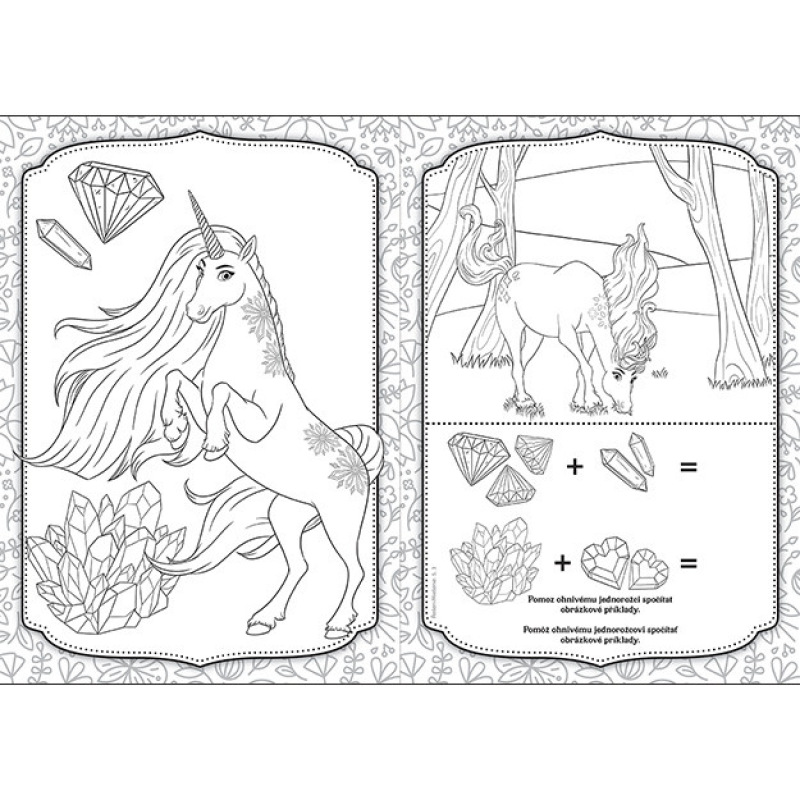 Omalovánky A4 Jednorožce 2