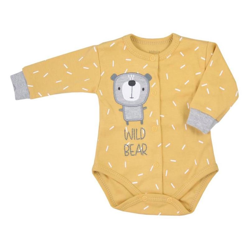 Dojčenské body celorozopínacie Koala Wild Bear 56 (0-3m)