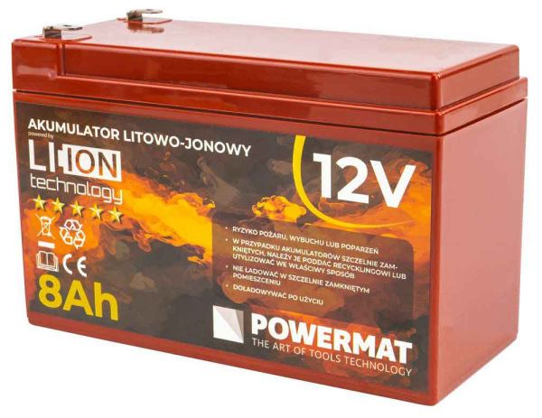 Postrekovač akumulátorový 16 litrový, akumulátor 12V, 8Ah, PM-OA-16K, POWERMAT 8