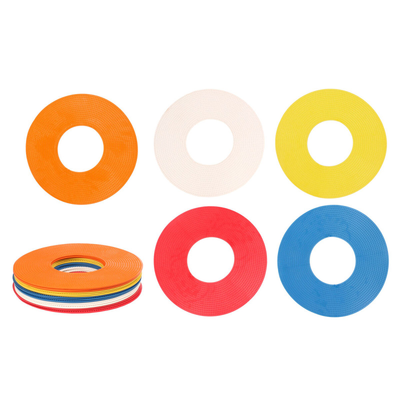 Flat Ring značky na podlahu sada 5x4 ks mix farieb