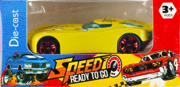 Kovové pretekárske auto 5